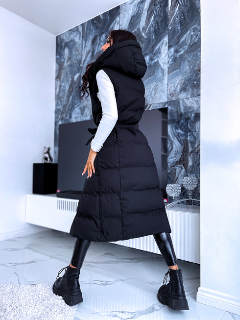 Long vest "FALL" FC27 - BLACK PRE-ORDER